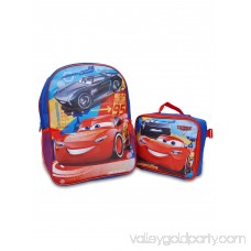 Boys Cars 3 Lightning McQueen Backpack 16 & Lunch Bag
